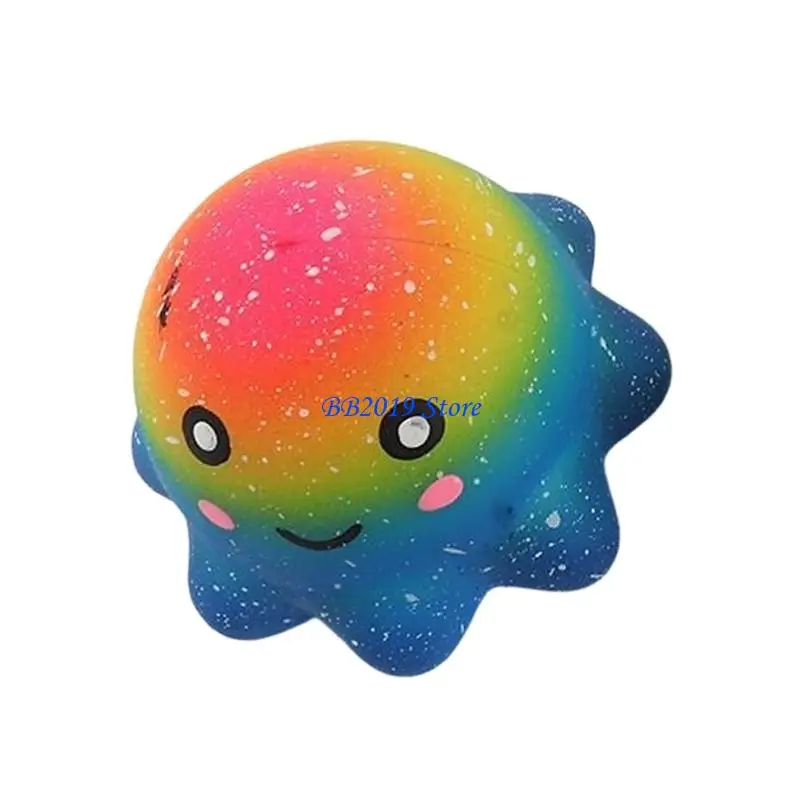 Q0KB Elastic Jellyfish Squeeze Ball Toy Soft Stretchy Toy for Hand Relaxation Relief