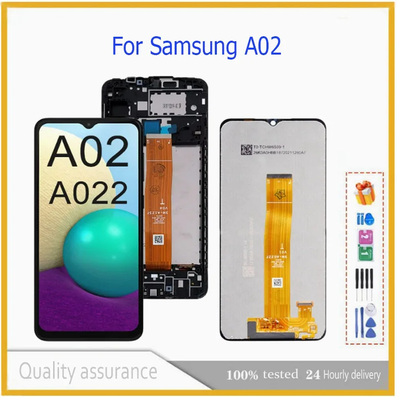 Suitable for Samsung A02 A022 screen assembly original framed LCD display internal and external integrated screen