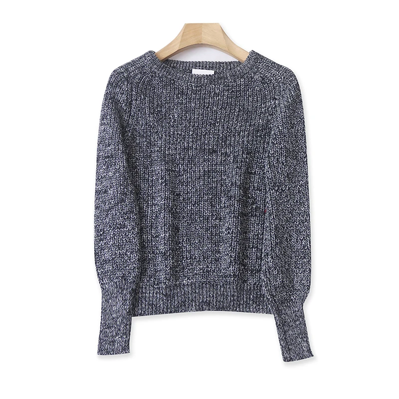 

Модный вязаный свитер круглый Ne Long Sve Thi Yarn Slim Fit женский осенний новый пуловер Sle Crew Ne трикотаж