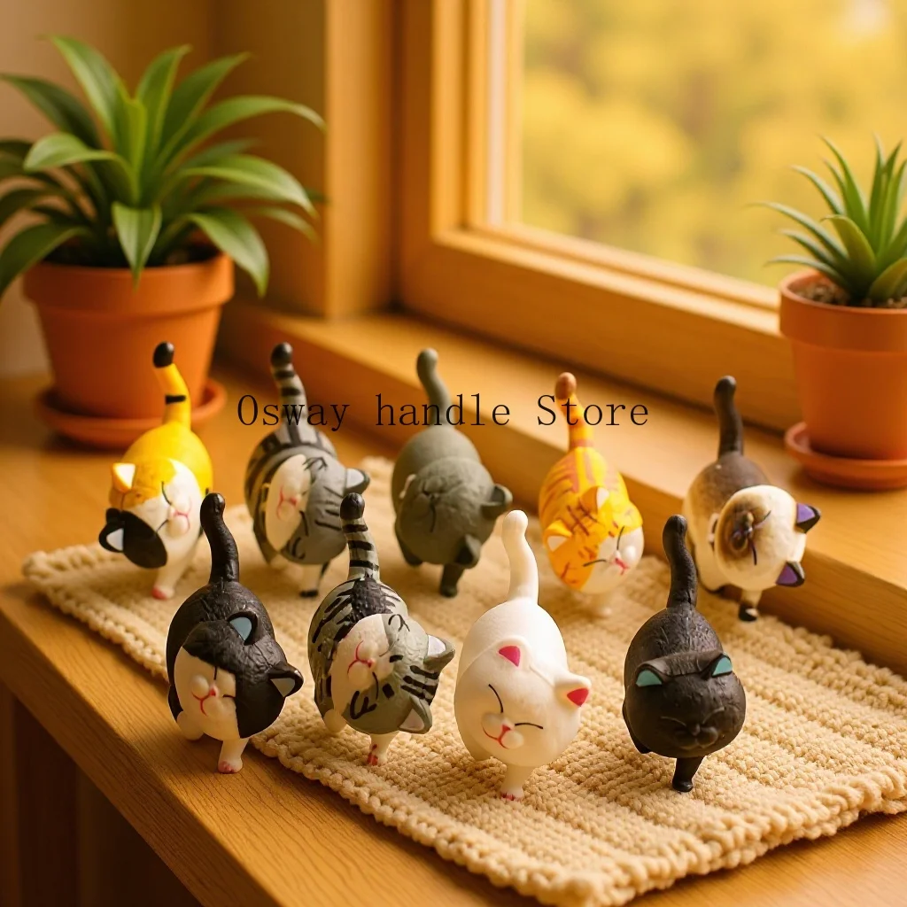 Carton Panda Cat Shape Handle Door Knobs Brass Base Handles for Cabinet Kitchen Cupboard Wardrobe Closet Drawer Pulls