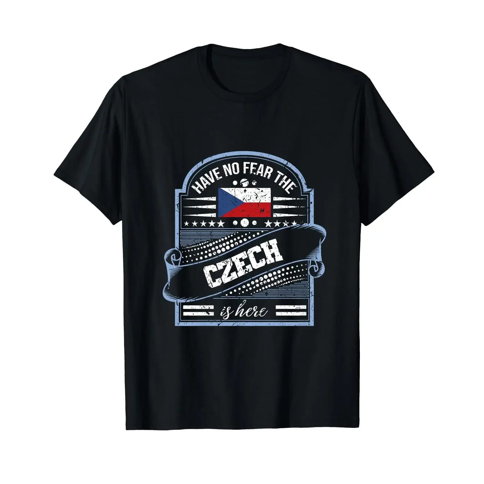 Have No Fear The Czech Is Here Funny Republic Home T Shirt vintage Washed Top For Everyday Wear homme Comfortable Soft