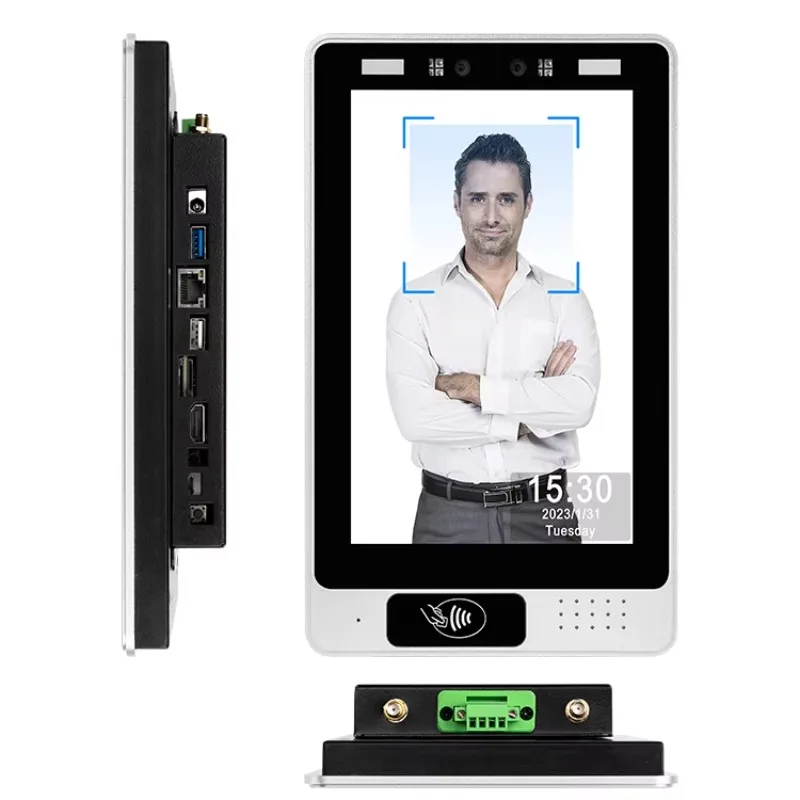 2026 لوحة تحكم في الوصول الذكية المنزلية الفريدة من نوعها 8 بوصة RK3288 2GB + 32GB Android AIO اللوحي الذكي مع التعرف على الوجه