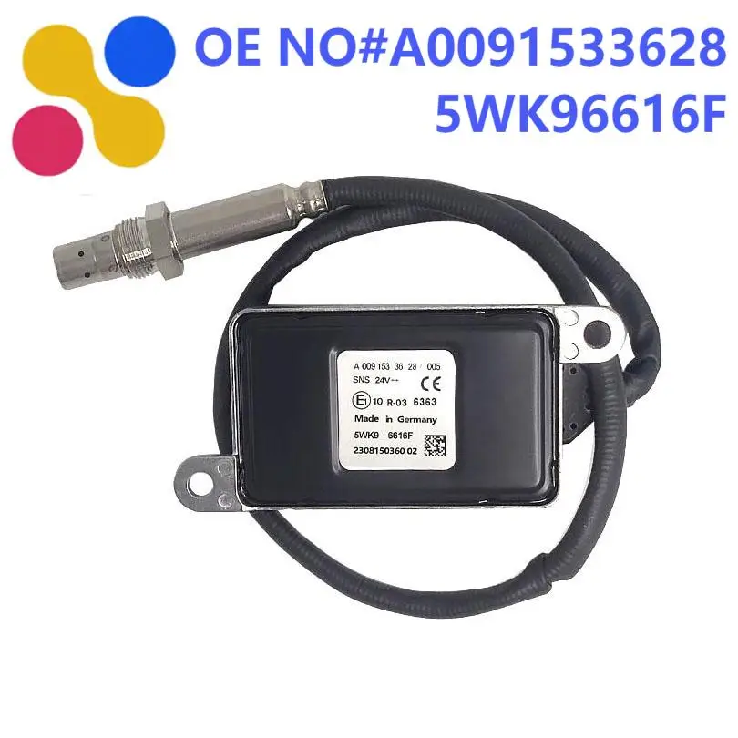 

5WK96616F A0091533628 5WK9 6616F High Quality for NGK Probe Nox Oxide Sensor For Mercedes-Benz Actros Atego Truck 0091533628
