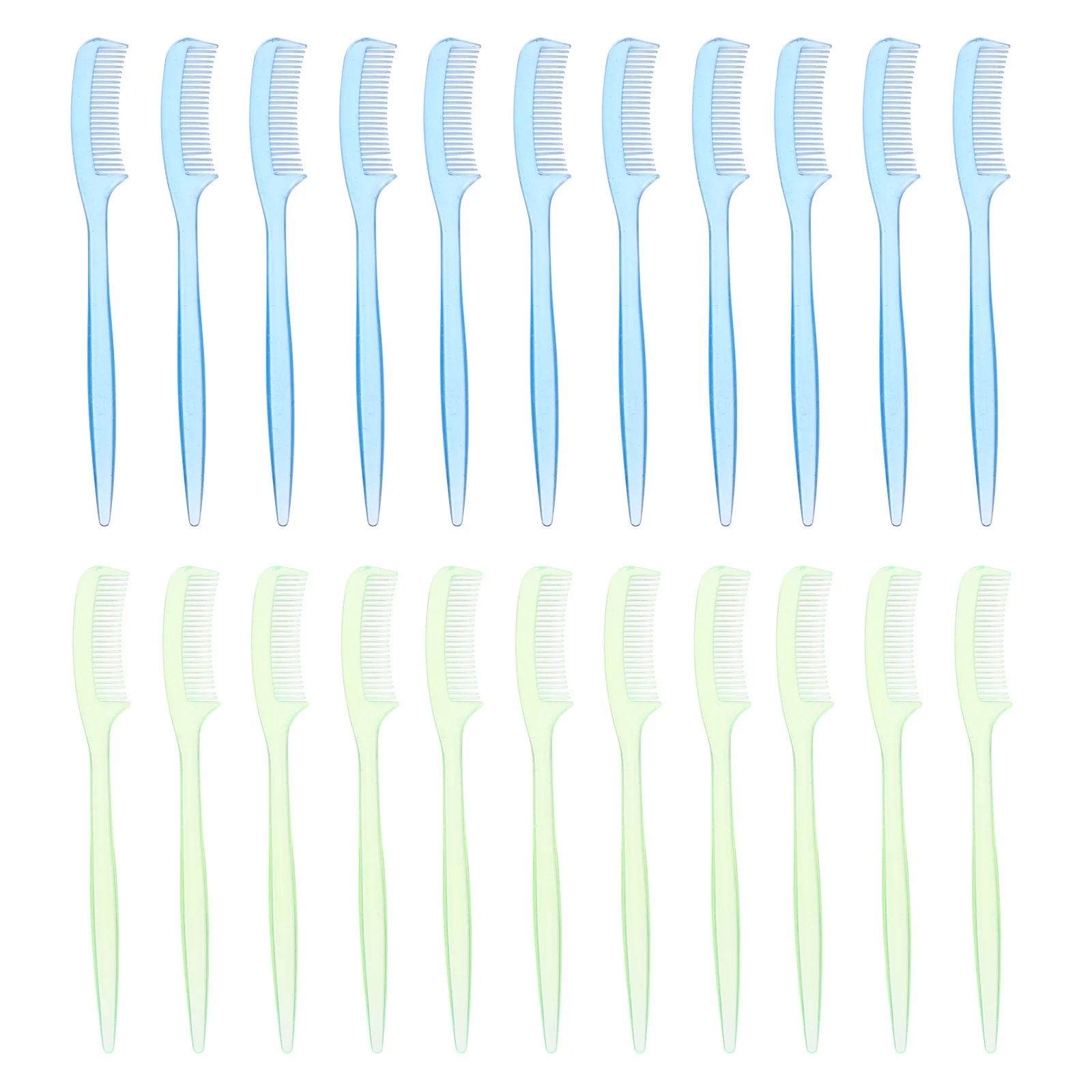 100 Stuks Wimper Kam Mascara Applicator Set Voor Natuurlijke Afwerking Wimpers Makeup Tools Wimper Borstel Lash Brow Kam