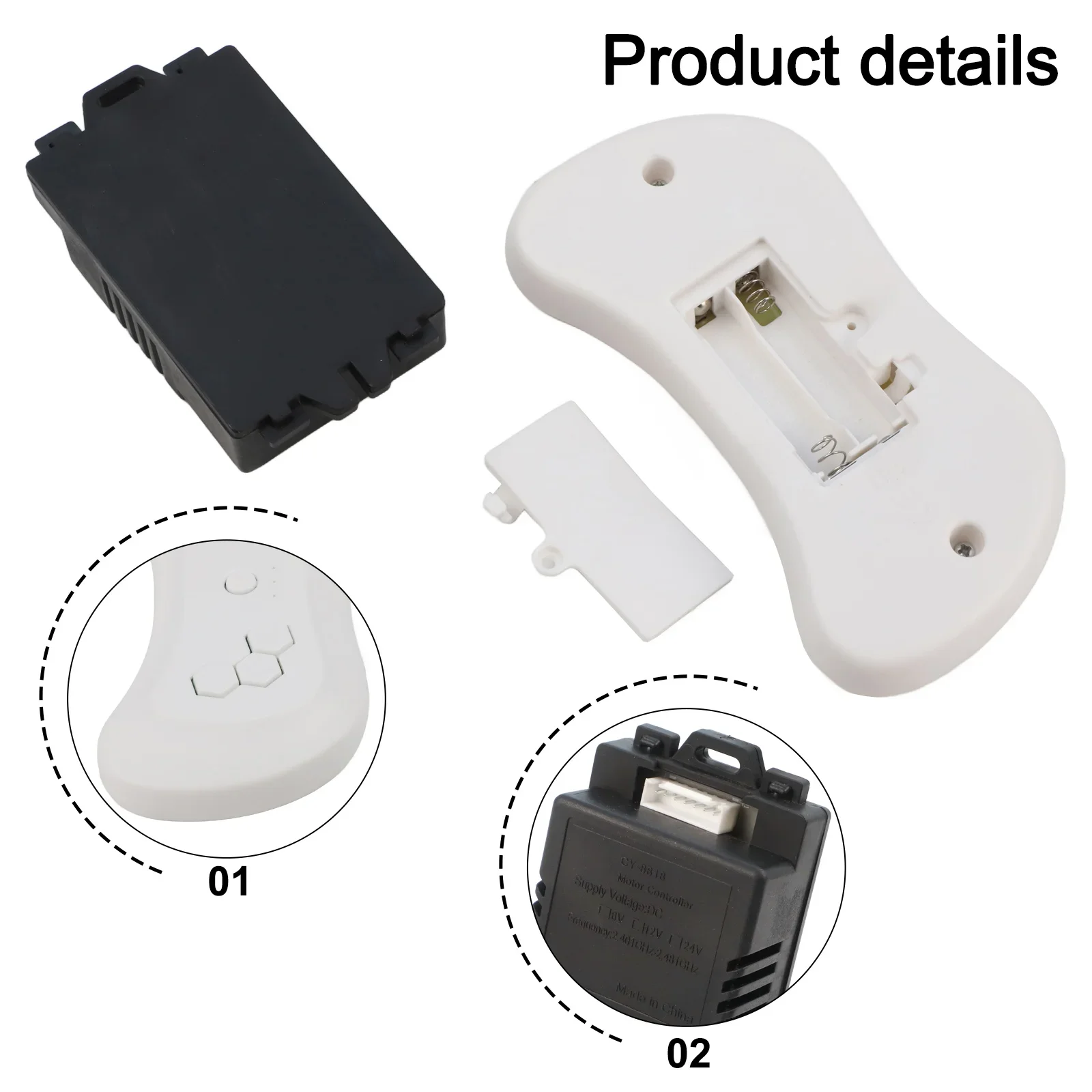 Children's Electric Vehicle Remote Controller Receiver for TW888R Reliable Connection and Long Distance Control