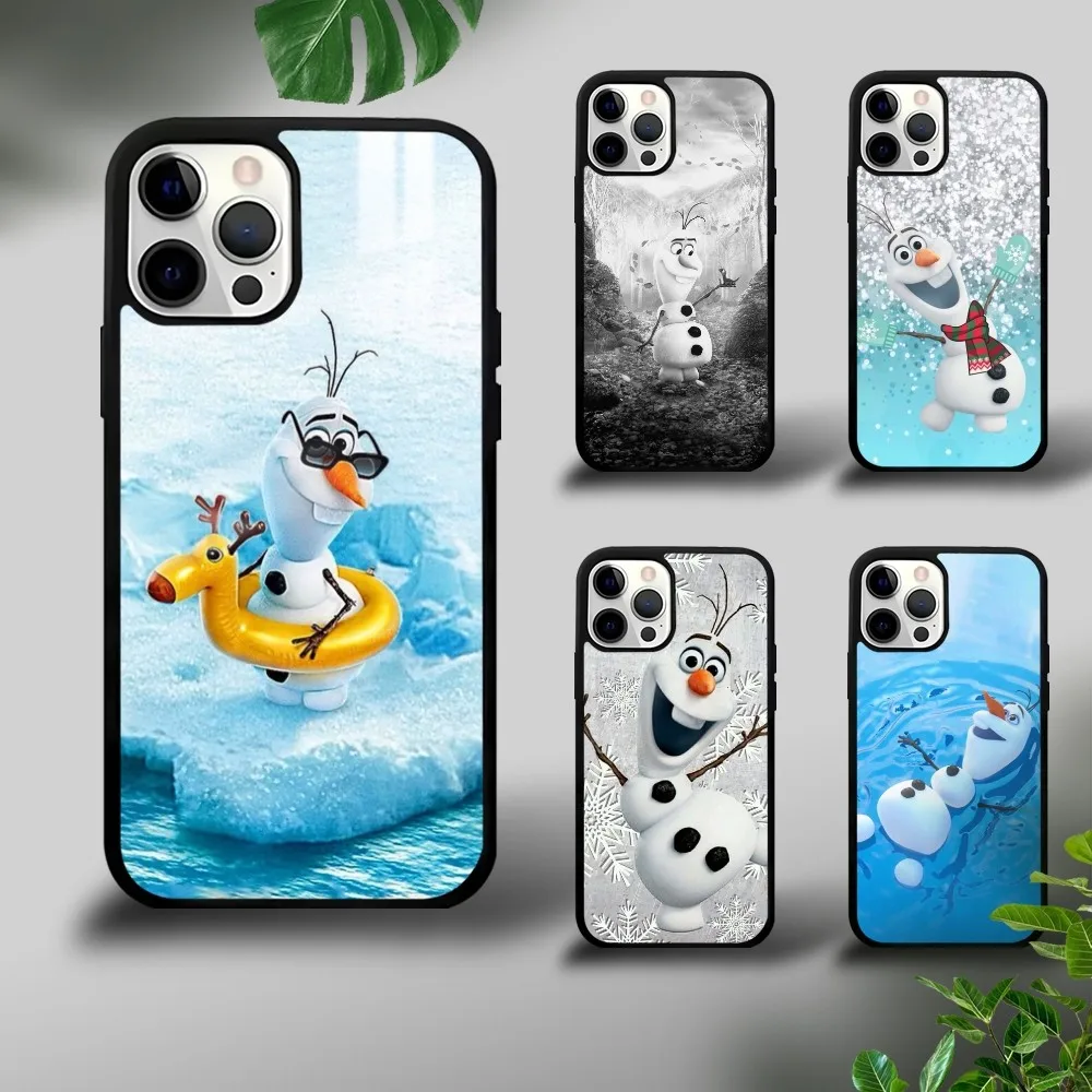 O-Olaf Snowman Frozen Phone Case For iPhone 16 15 14 13 12 11 Pro Xs Max Mini Plus Celulares Hard Funda