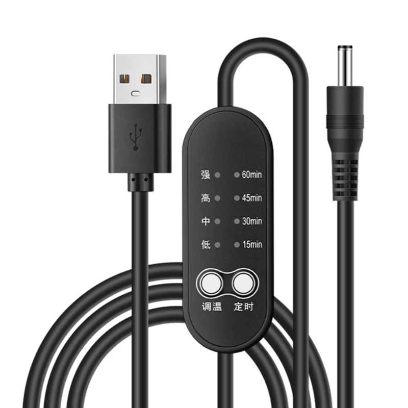 

ПВХ покрыл USB к DC35135 шнур с легкой температурой и контролем ГРМ .066A