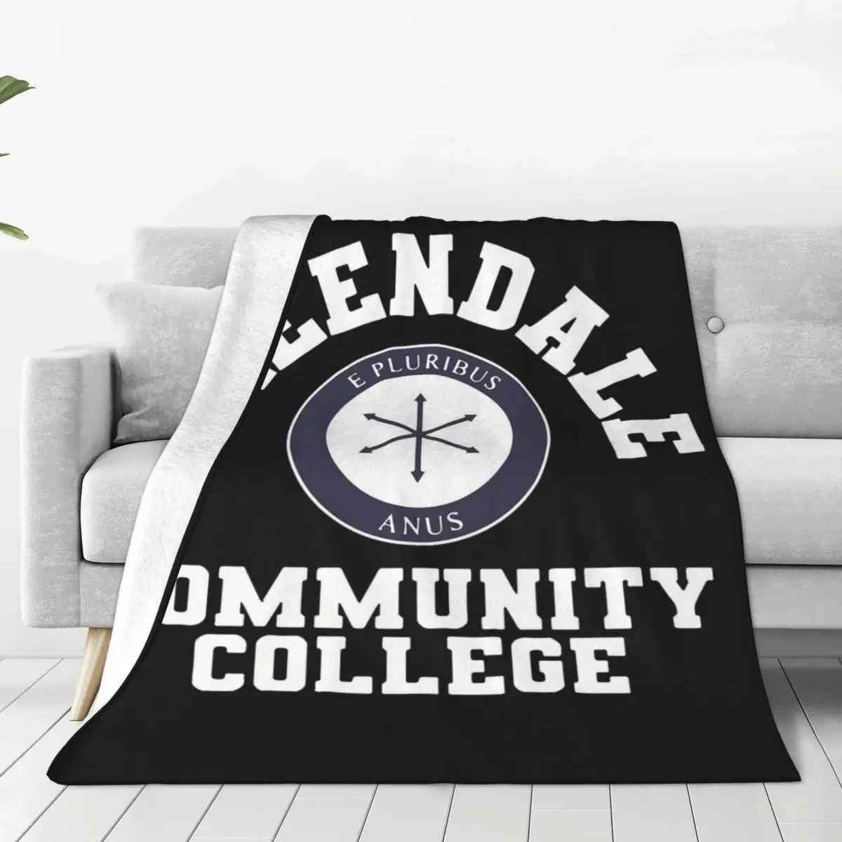 Greendale Community Collage Blankets Soft Warm Flannel Throw Blanket Bedding for Bed Living room Picnic Travel Home Sofa