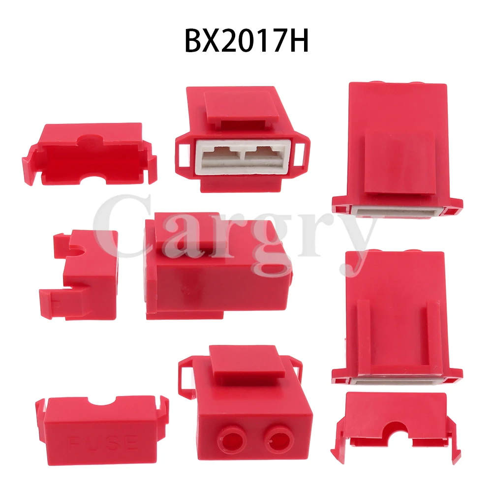 1 Set Middle Fuse Box Standard Ceramics Car AC Assembly Insurance Socket with Crimp Terminals Blade Type Medium Fuse Holder - Image 4