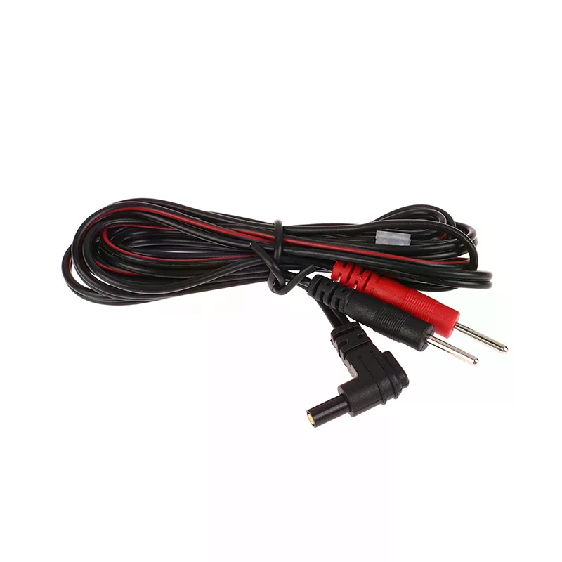 2.35mm New Electrotherapy Electrode Lead Electric Shock Wires Cable For Massager Connection Cable Massage And Relaxation