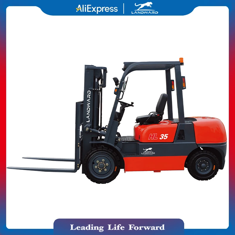 

Hot Sale 4 Ton Hydraulic Diesel Forklift Warehouse Stacking Forklift China 4 Wheel Drive Counterbalanced Forklift EPA Customized