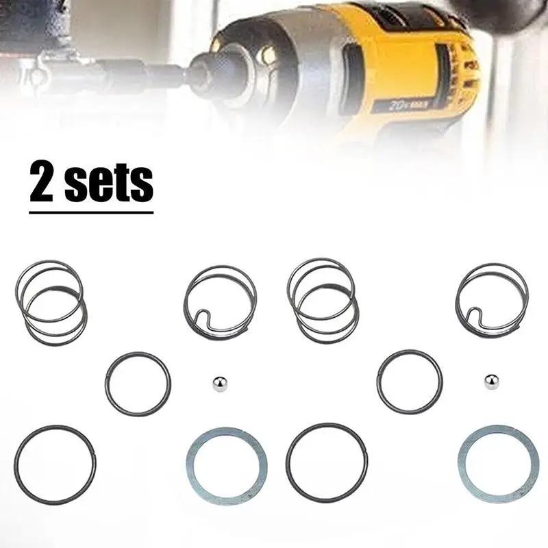 Premium Replacement Spring Kit Screw Fixing Device Fit for 20V DCF885 DCF886 Impact Drive Repair Parts