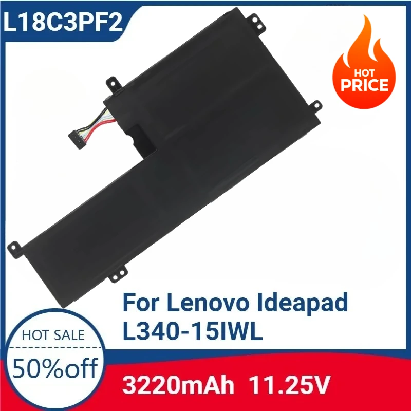 

Сменный аккумулятор для L18C3PF2 11,25 В, 3220 мАч для Lenovo Ideapad L340-15IWL 17API L340-17IWL 5B10T03404 5B10T26393 5B10W67321