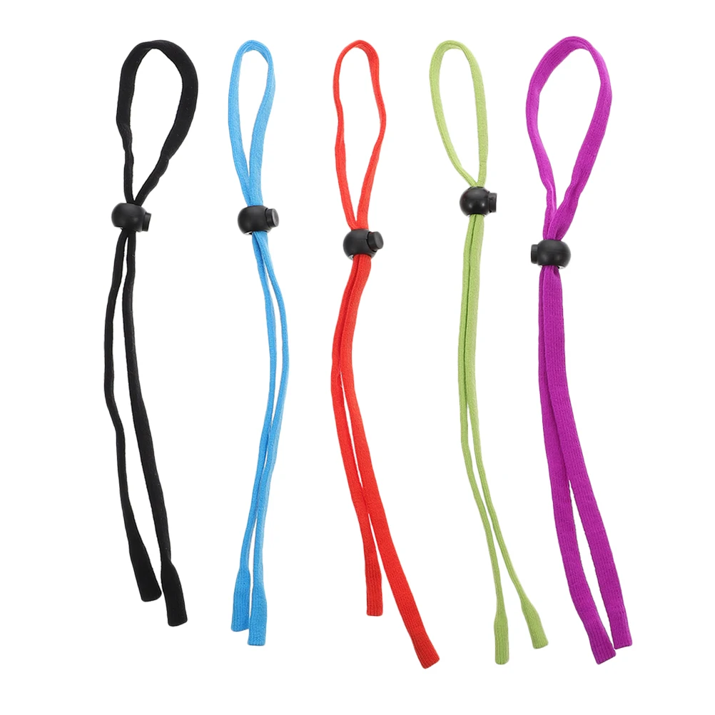 

5pcs Glasses Protective Rope Eyeglass Chains Sunglasses Strap for Men Sports Lanyard Spandex Holder Lightweight Sturdy