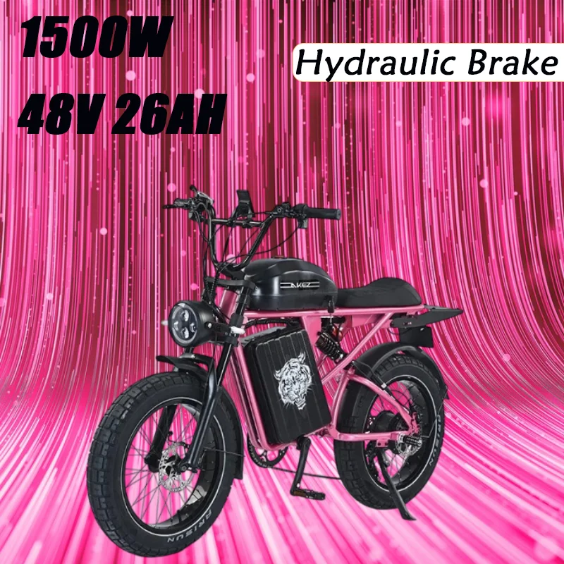 

AKEZ Special new e-bike S2pro 1500W 48V 26AH Dual hydraulic disc brakes electric bicycle Adult Removable Battery electric bike