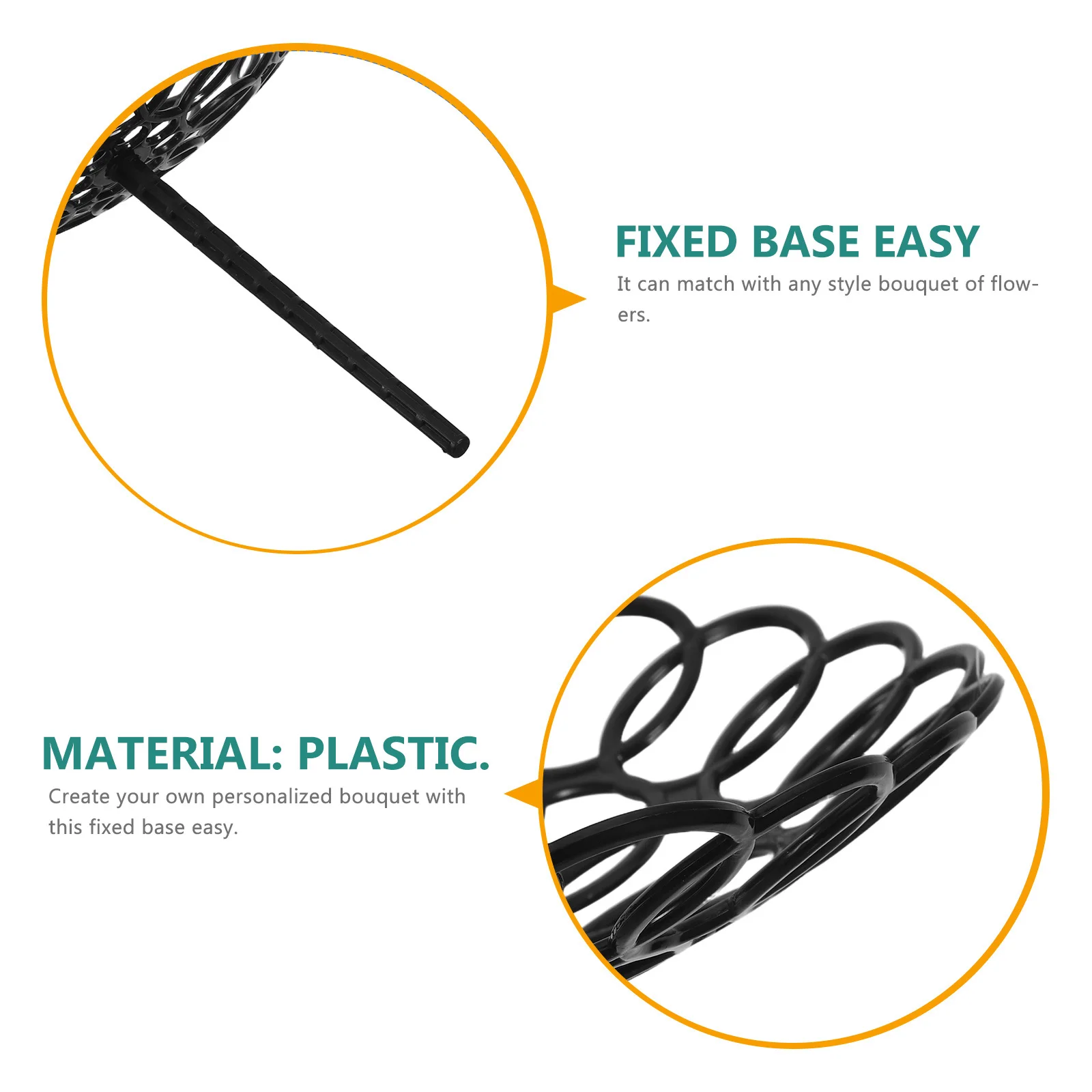 5 قطعة حامل باقة بلاستيكية تشكيلة زهور حامل ثابت دائم ديكور منزلي للزفاف أداة باقة رف لوازم الحدائق