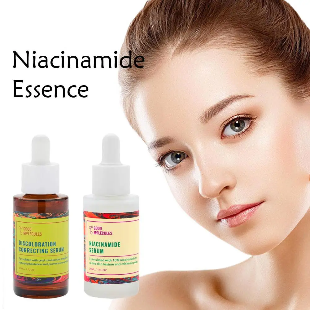 Gute Moleküle, Niacinamid-Säure-Korrektur-Essenzen, tief feuchtigkeitsspendend, aufhellender Hautton, aufhellende Melanin-Stumpfheit, Hautpflege