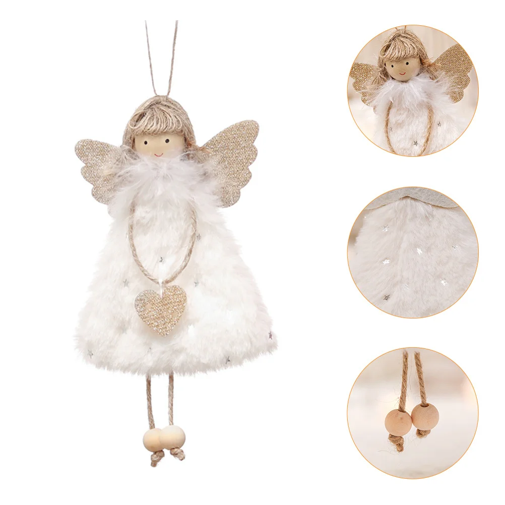 

1Pcs Angel Ornament Hanging Pendant Christmas Decoration Lovely Hanging Adornment for Tree Gift Party Festival