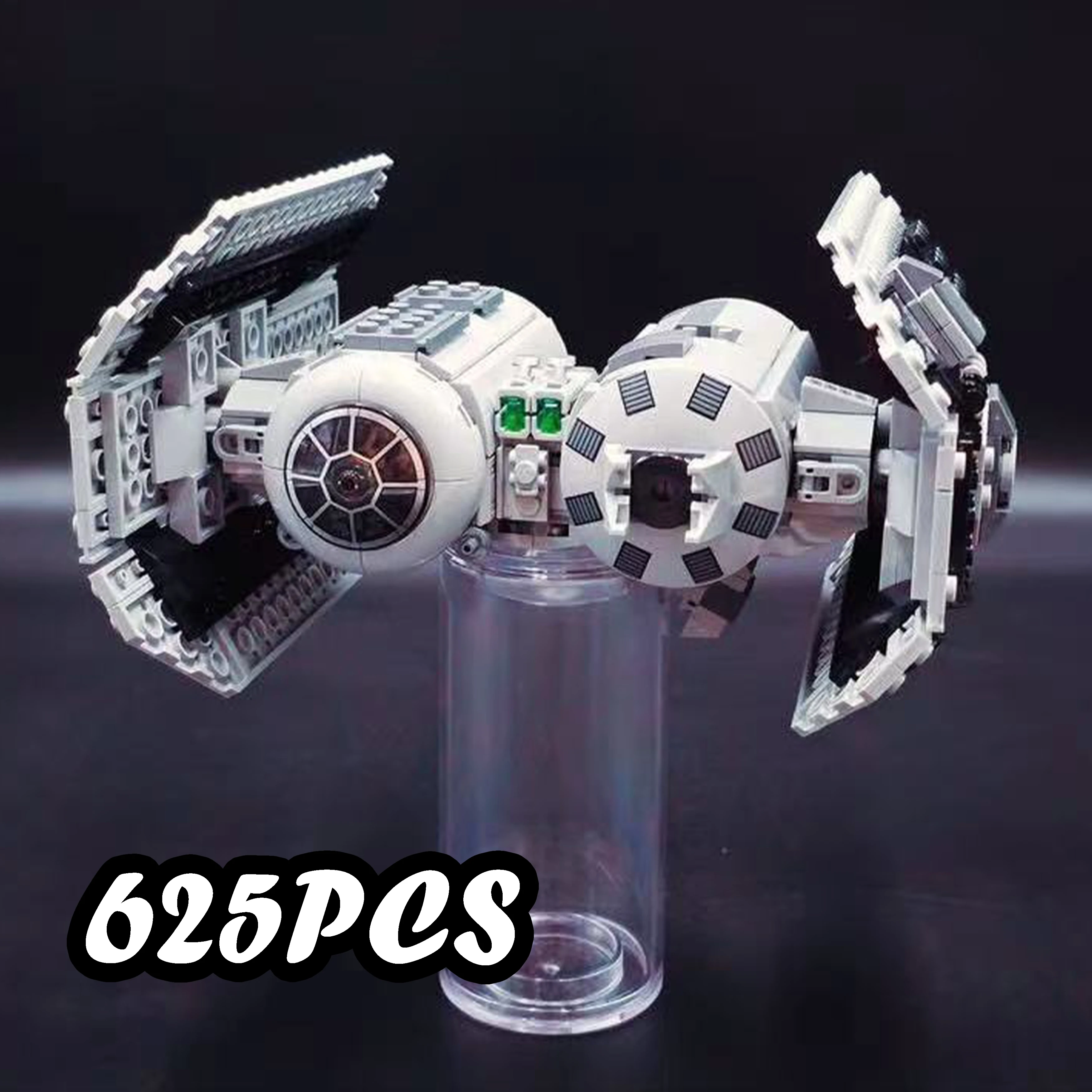 

Серия фильмов, 625 шт., TIE-бомбардировщик, космический корабль, совместимый с 75347, строительные блоки, модель звездного истребителя, украшение для дисплея, праздничный подарок