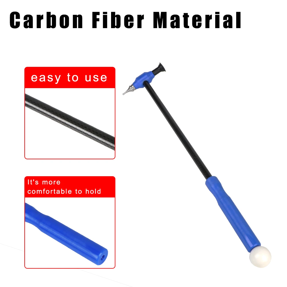 With Carbon Fiber Handle Titanium Alloy Tapper Hammer Car Accessory Car Dent Repair Tool Auto Body Repair Kit M8 Screw