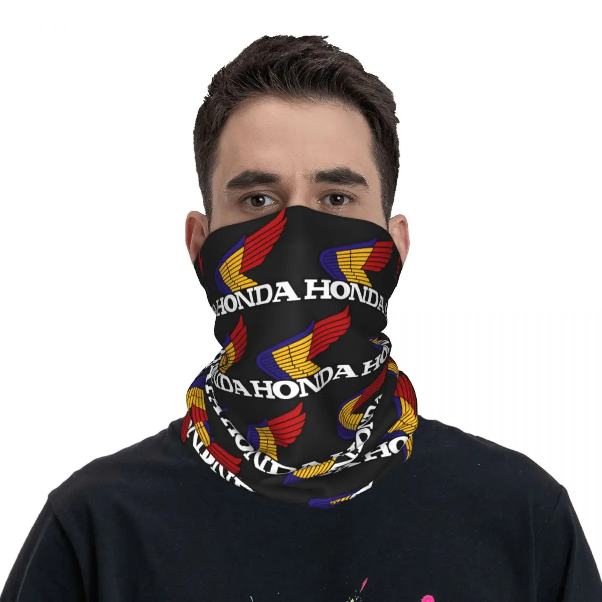 Outdoor Sports Balaclava Hondas Racing Corporation Motorcycle Cycling Mask Neck Cover Face Masks y2k Running Travel Sun Scarves