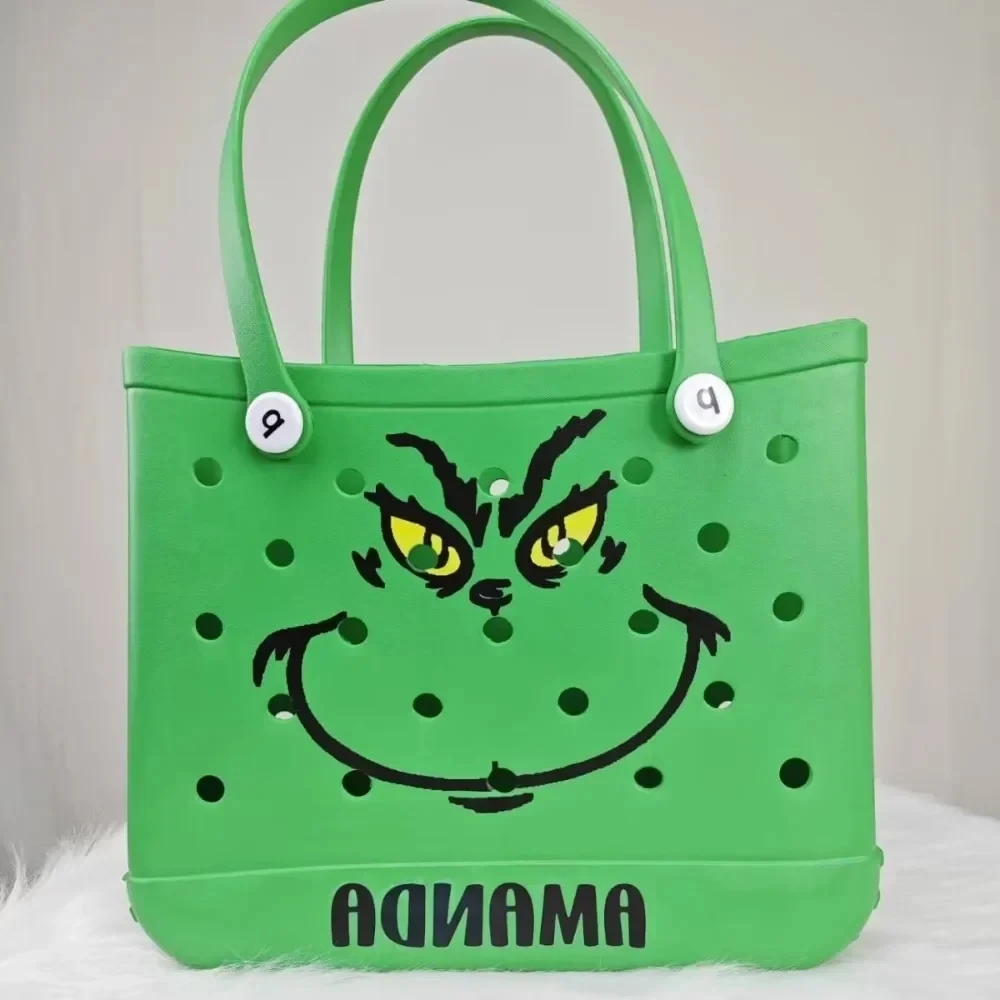 

EVA beach bag, women's pet bag travel storage large bag full of printed eva hole bag handbag wholesale