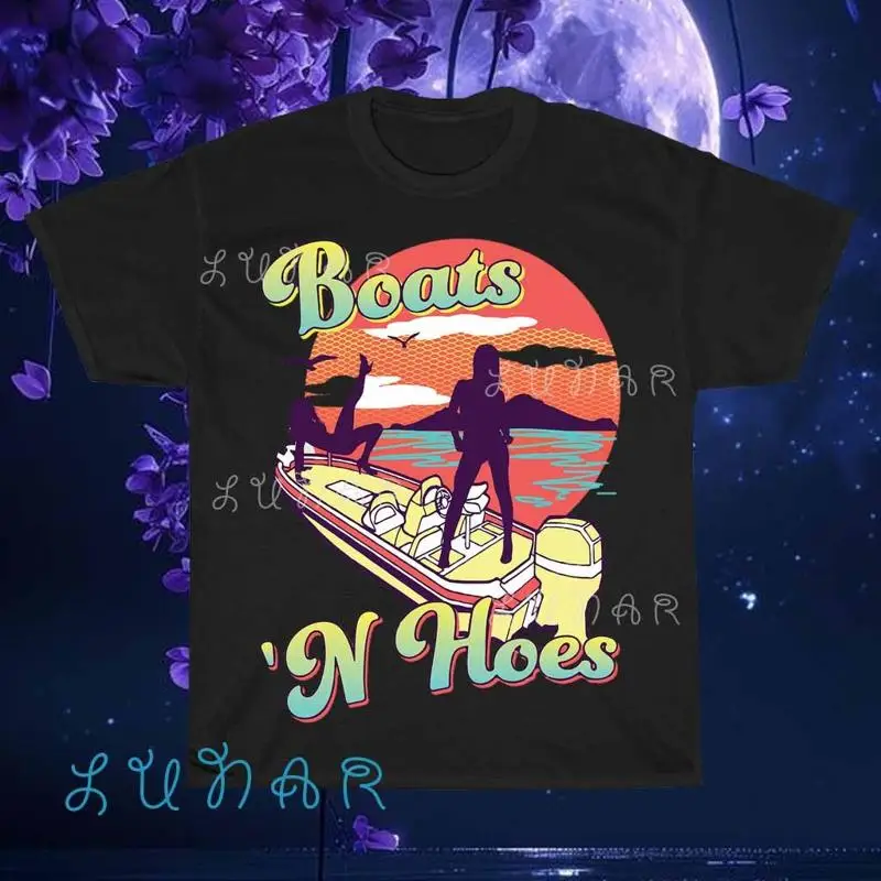 

Горячая новинка, американская футболка с логотипом Step Brothers Boats 'n Hoes, забавная, размеры от S до 5XL