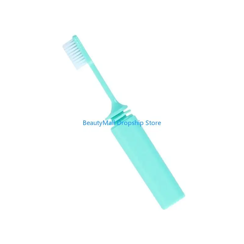 40JD 1Pc Travel Toothbrush Folding Toothbrush Portable Soft Toothbrush Small Foldable Travel Toothbrushes for Travel Camping