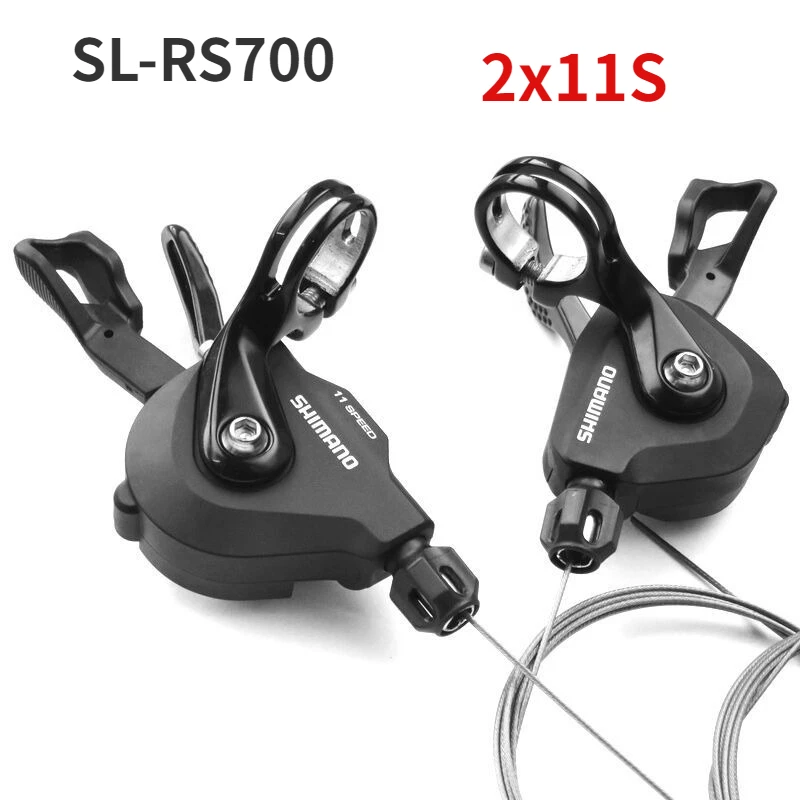 

SHIMANO RS700 SL-RS700 Transmission Lever Flat Handle Road Vehicle Left 2s/ Right 11s/A Pair 2x11s For Road Bike Shifter Lever