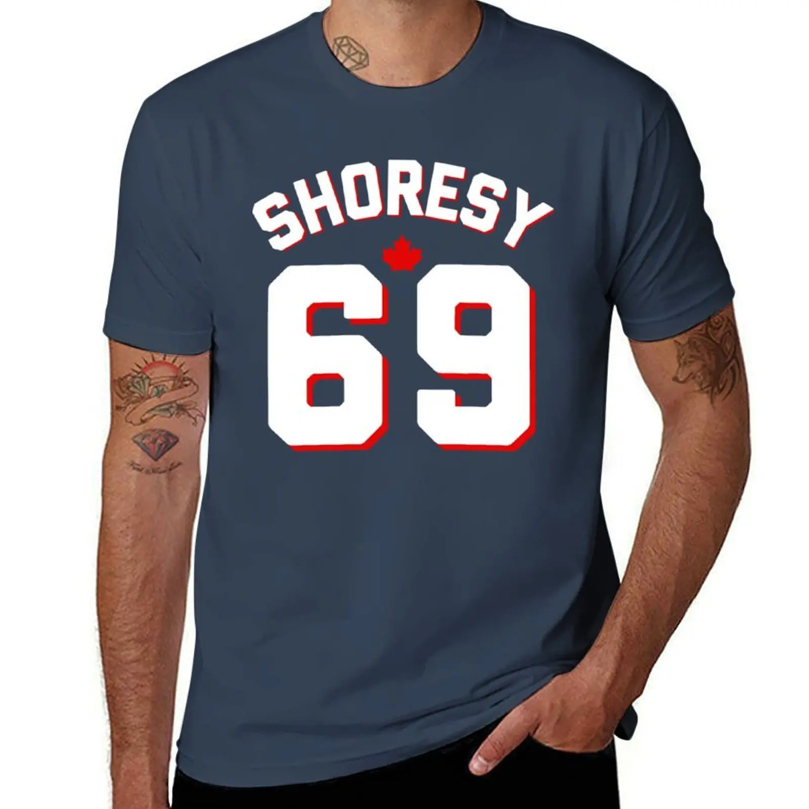 

Letterkenny Shoresy 69 - Shoresy T-Shirt Basic Solid Color Short Sleeve Cotton Top
