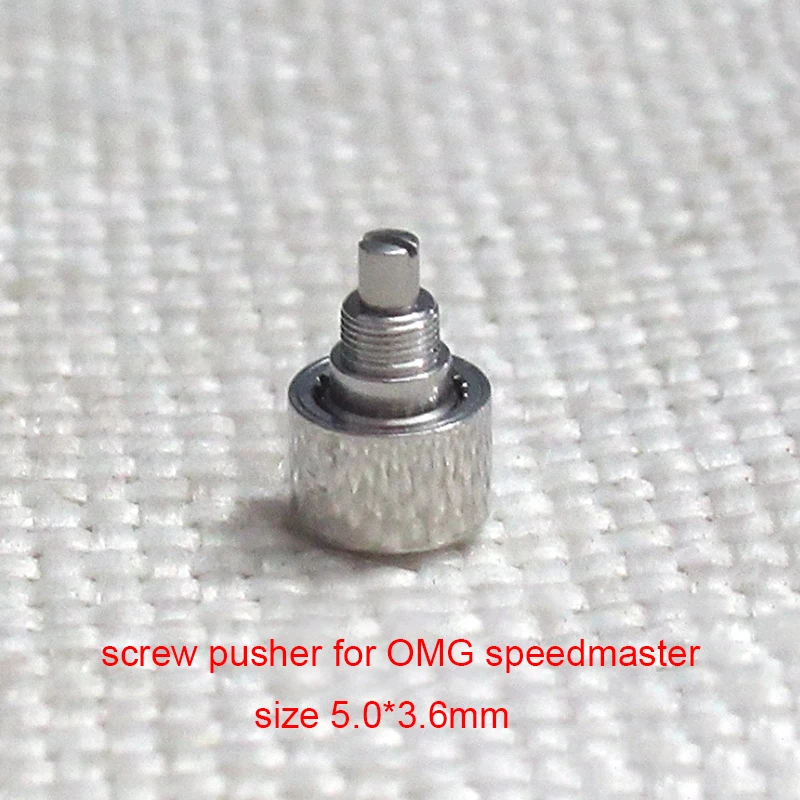 High Quality Screw Type Watch Pusher Button For Speedmaster Automatic Chronograph Watch, Aftermarket Watch Parts