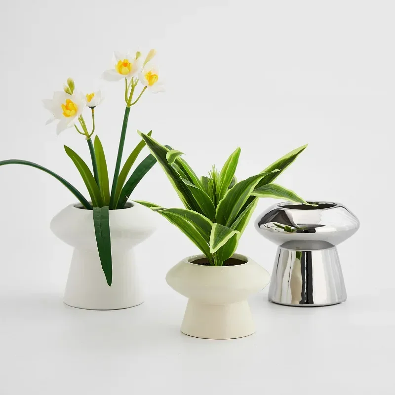 Minimalist ische Keramik vase Blumen arrangement moderne kreative Wohnkultur Restaurant Trocken blumen arrangement dekorative Ornamente