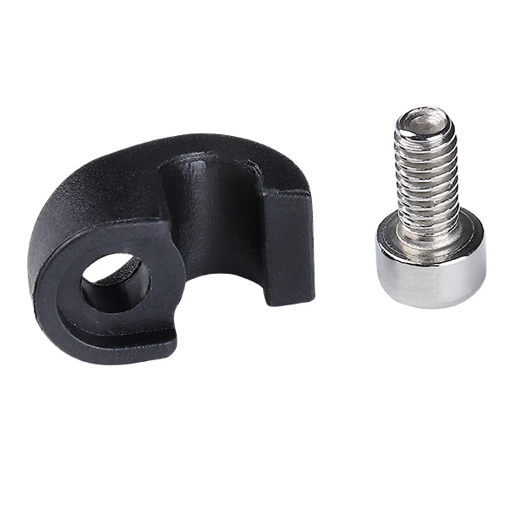 Bike Brake Hose Guide Adapter Bicycle Black Cable Hose Clamp M4 Model 5Pcs Brake Housing Buckle Brake Cable Guide
