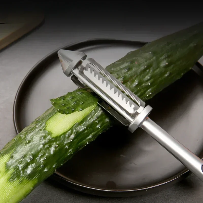 5 in 1 Vegetable Peeler Potato Carrot Multi-functional Grater Fruit Peeler Beer Opener Household Kitchen Gadget Accessories Tool