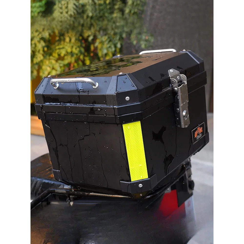 Motorcycle non aluminum alloy trunk, large capacity trunk, scooter, electric vehicle trunk, large universal box