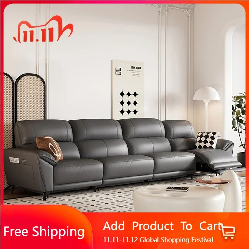 

Ergonomic European Living Room Sofas Filler 3 Seater Lounges Recliner Electric Sofa Lazy Luxury HouseSillon Cama Home Furniture