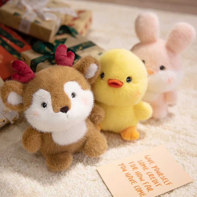 Animal bonito brinquedos de pelúcia mesa das crianças boneca ornamentos companheiro boneca aniversário presente natal macio dormir parceiro kawaii presentes