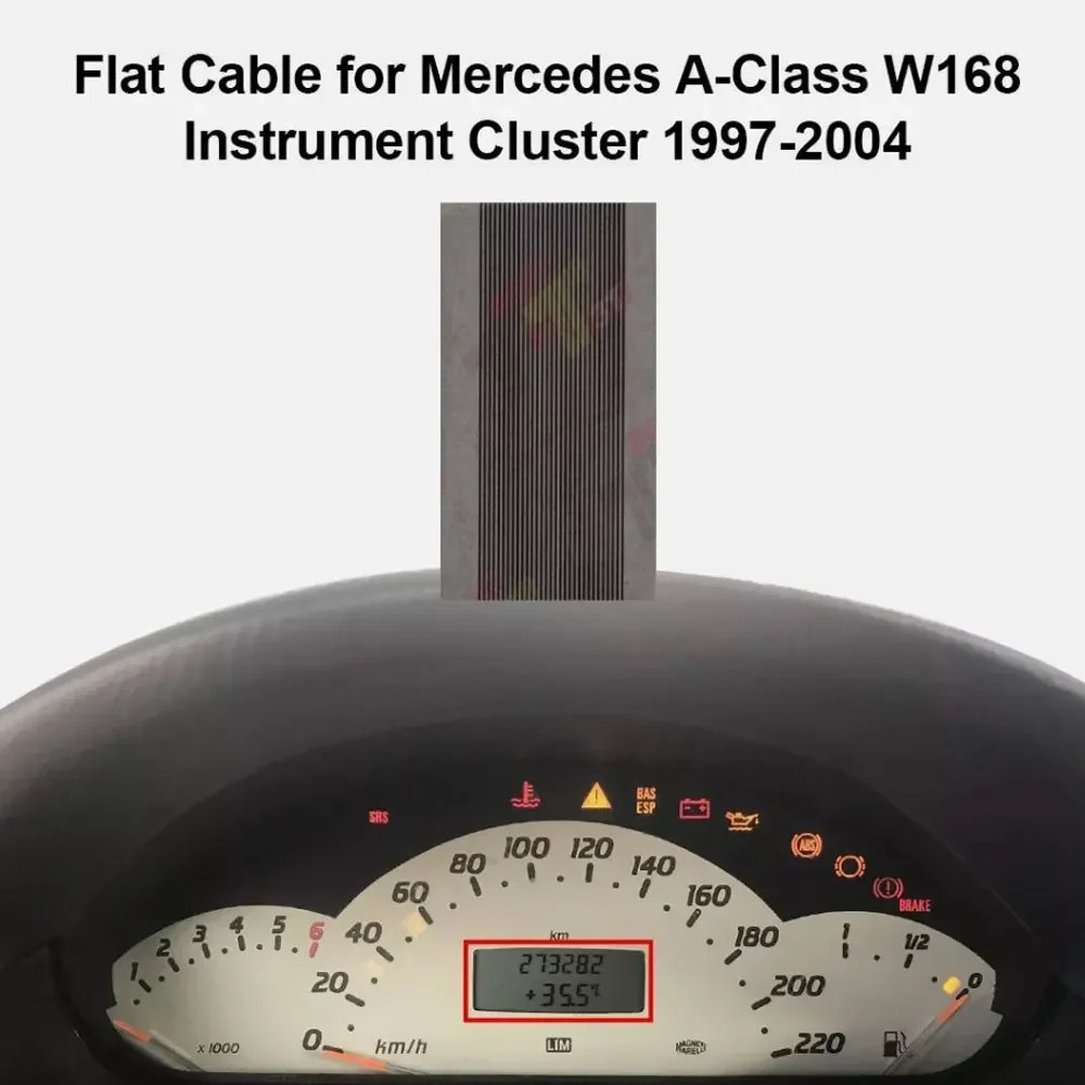 Flat Cable for Mercedes A-Class W168 and Vaneo W414 Gauge Speedometer