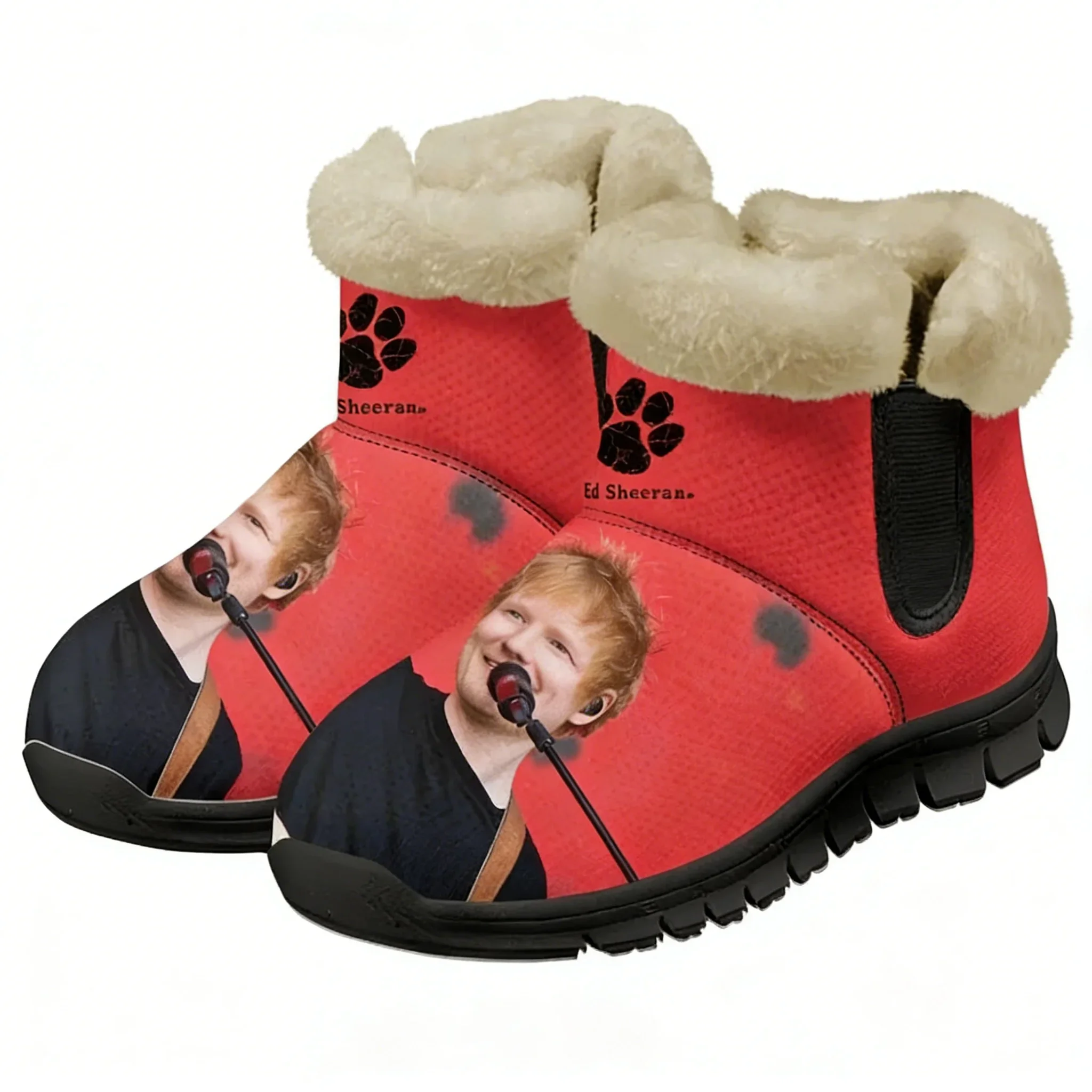 

Ed Sheeran Snow Boots Mens Womens Teenager Shoes Keep Warm Boot High Quality Casual Lightweight Couple Sports Customize Sneakers