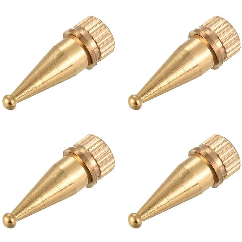 Picos de alto-falante para pés Hi-Fi, suportes de alto-falante, rosca M8 de cobre, 36,2 mm (H) 4 unidades YDH