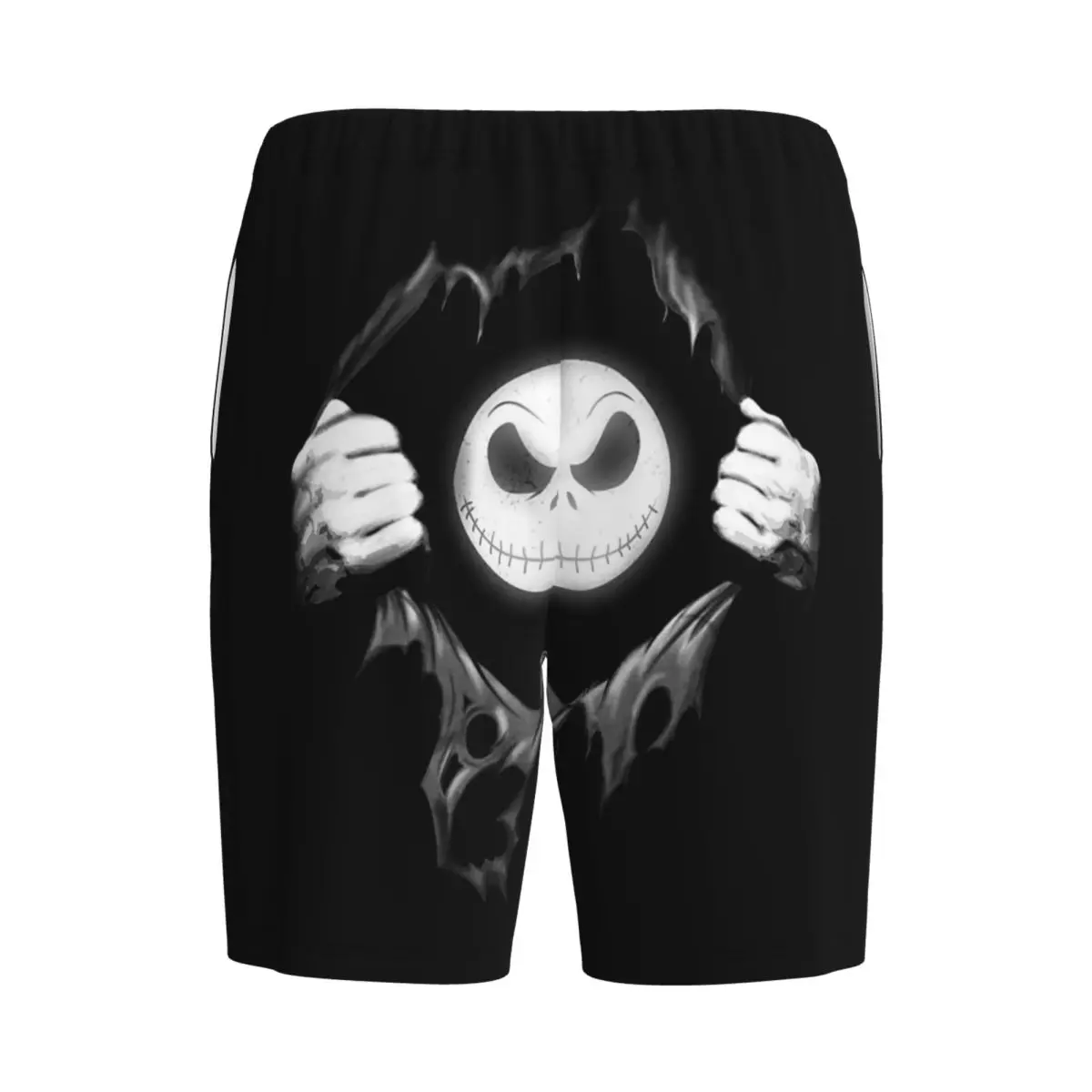 مخصص هالوين الكرتون الجمجمة جاك بيجامة قيعان الرجال تيم بيرتون عيد الميلاد فيلم الرعب صالة النوم السراويل تمتد ملابس خاصة