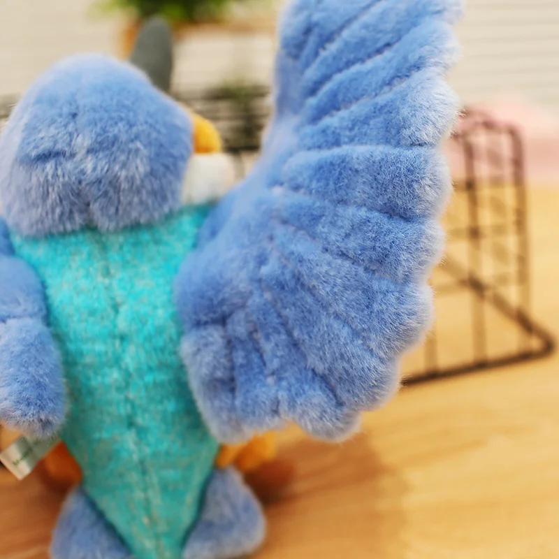 Kingfisher Plush Toy Lifelike Alcedo Plushie Hummingbird Peluche Realistic Budgie Stuffed Animal Simulation Doll Gifts