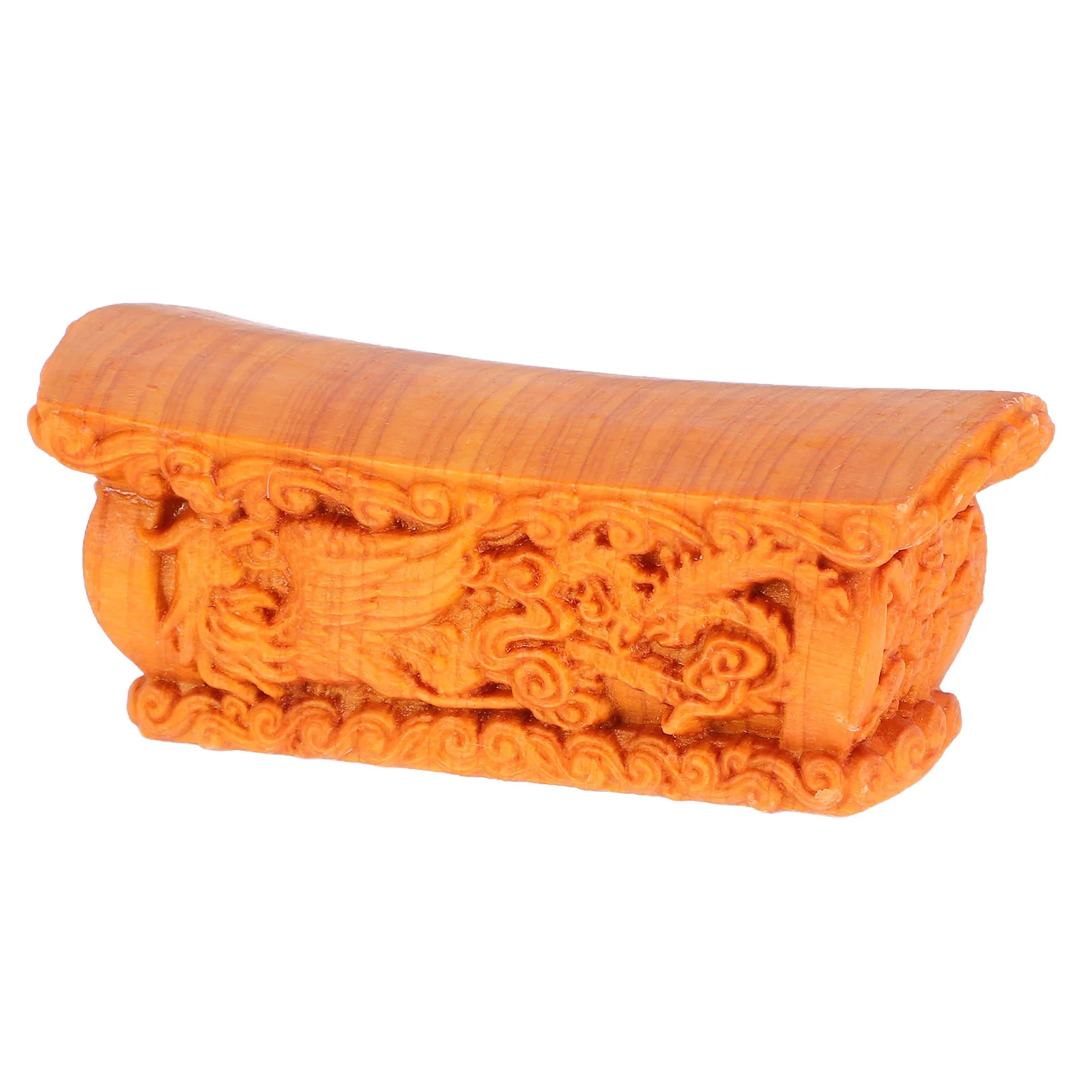 

Hand Carved Wooden Coffin Decor Small Size Perfect for Desk Or Table Auspicious Meaning of Good Halloween