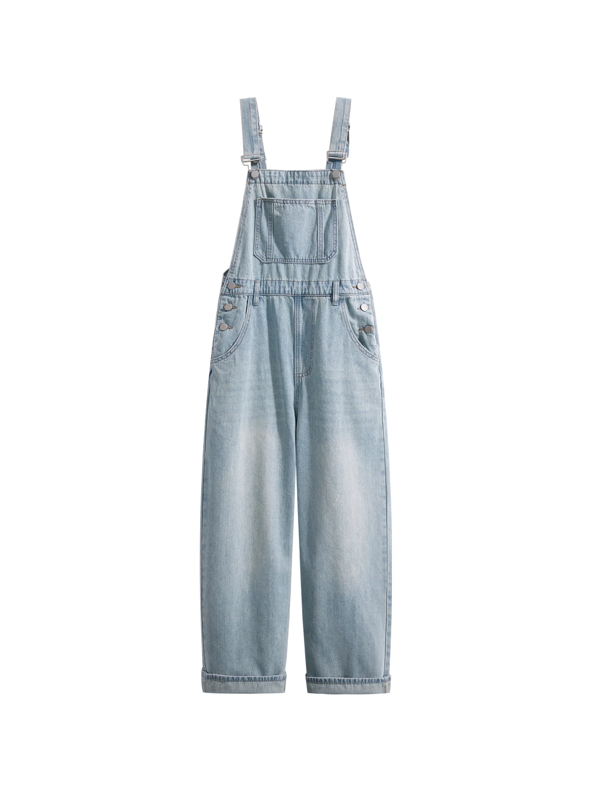 Salopette en jean légère Wa pour femmes, taille haute, coupe ample, Anti-âge, jambes larges, saison printemps, Faion rétro Sle