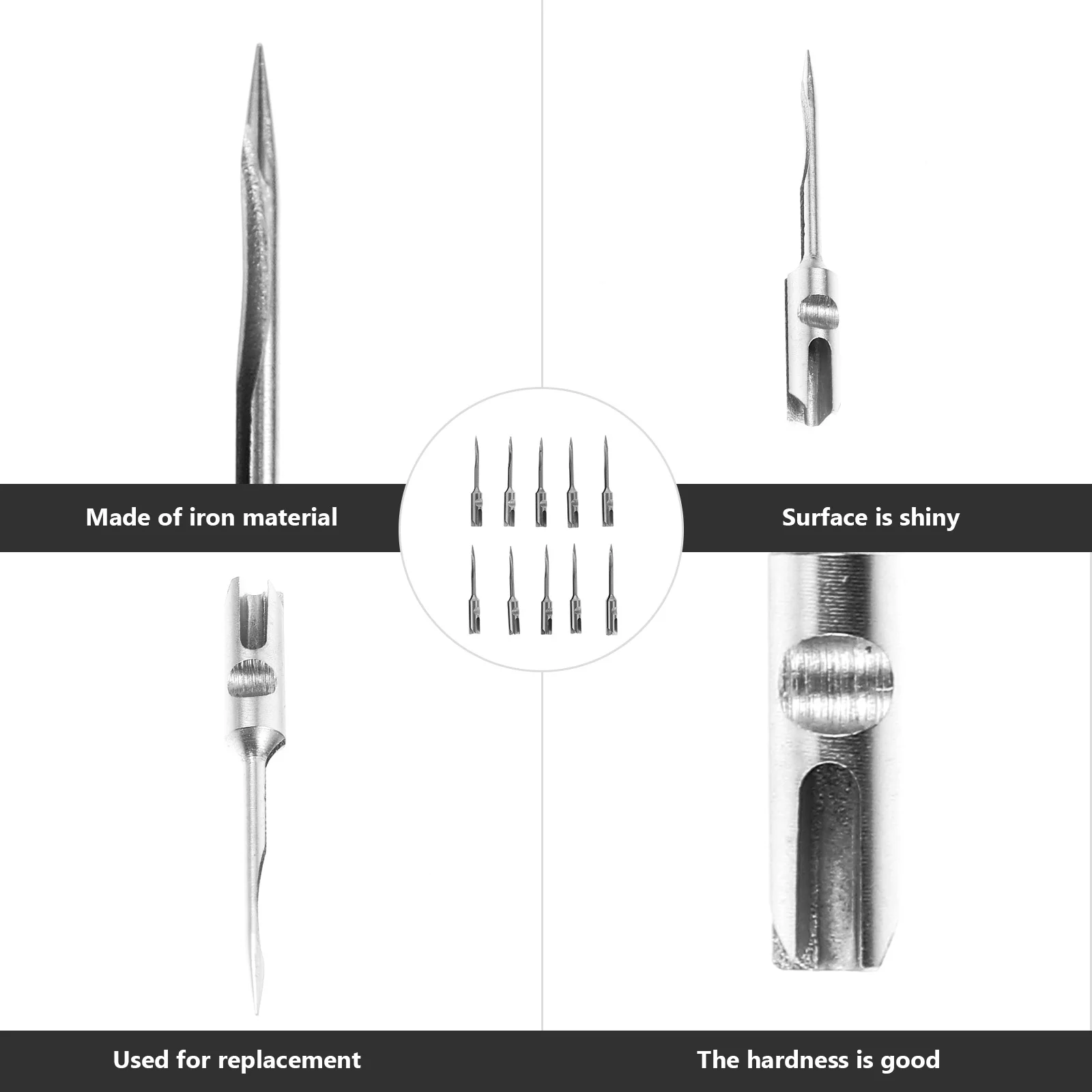 

10pcs Needle For Tagger Replacement Metal Needles Label Tagging Machine Parts Clothing Labeler Pin Tag Applicator Needles Fine