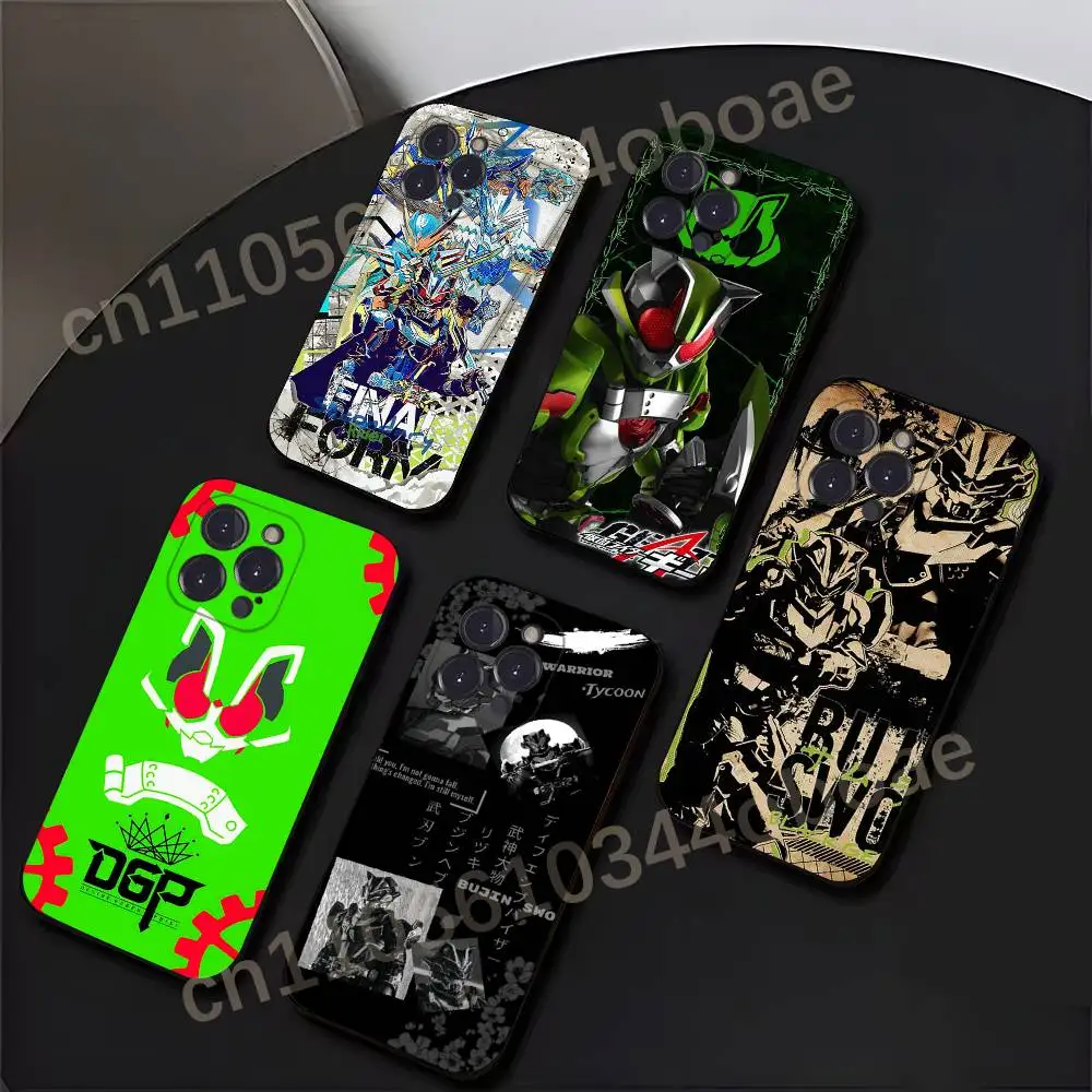 

K-Kamen Rider Tycoon Phone Case For iPhone 17,16,15,14,13,12,11,Pro,Max,Plus Soft Black Cover