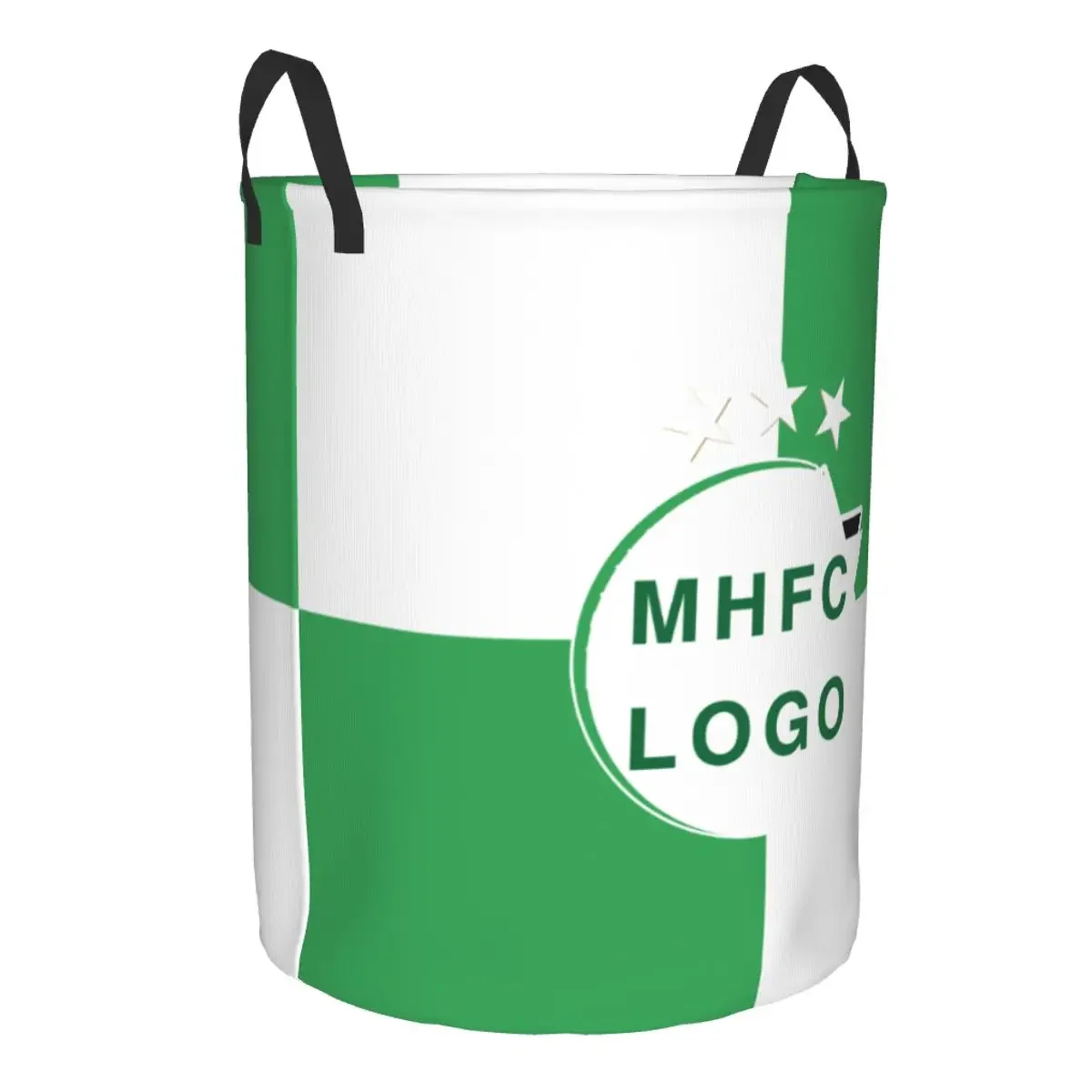 Israel Maccabi Haifa F.C MHFC Champion Freestanding Laundry Hamper with Handle, Laundry Baskets for Laundry, Clothes, Toys