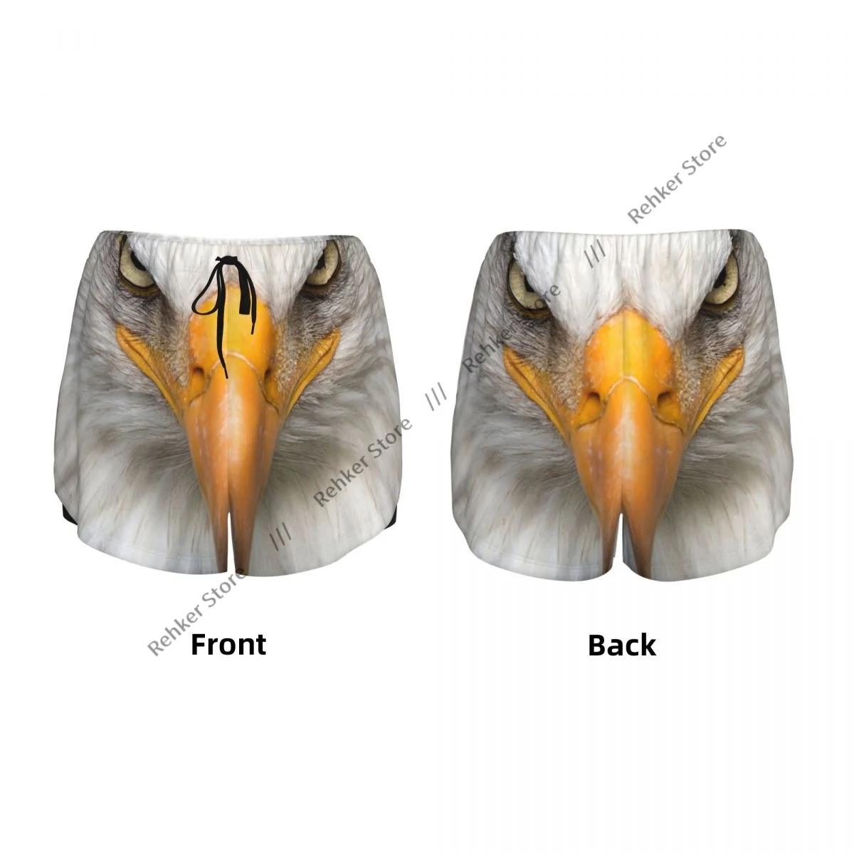 Bald Eagle ผู้หญิง Double Layered Quick-Dry กางเกงขาสั้นกีฬาสําหรับวิ่งพักผ่อนกลางแจ้งฟิตเนสออกกําลังกายกีฬา