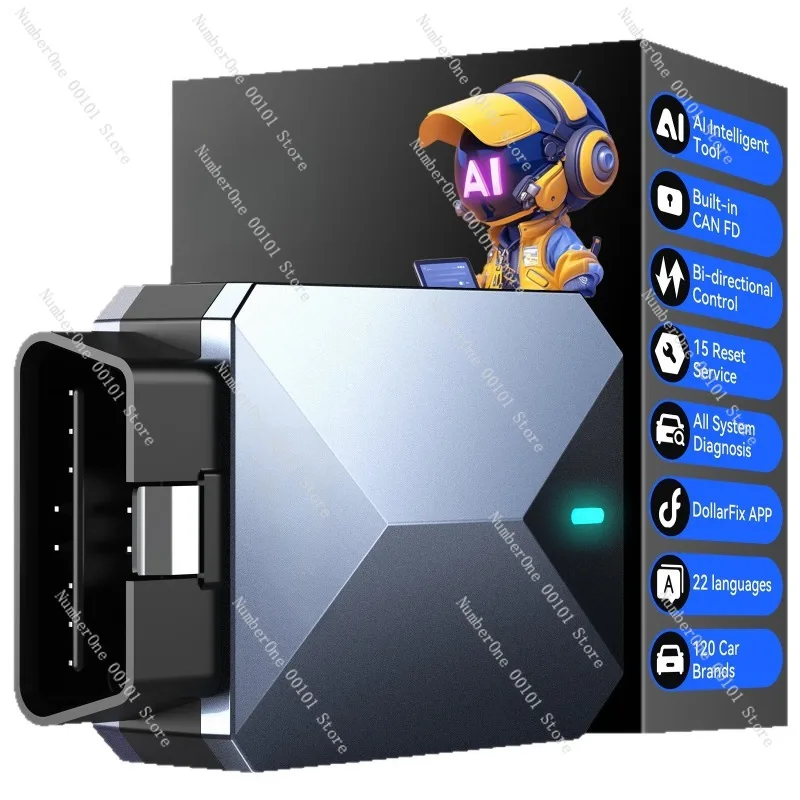 BT200 MAX Automotive Fault Detector OBD2 Diagnostic Tool AI Intelligence