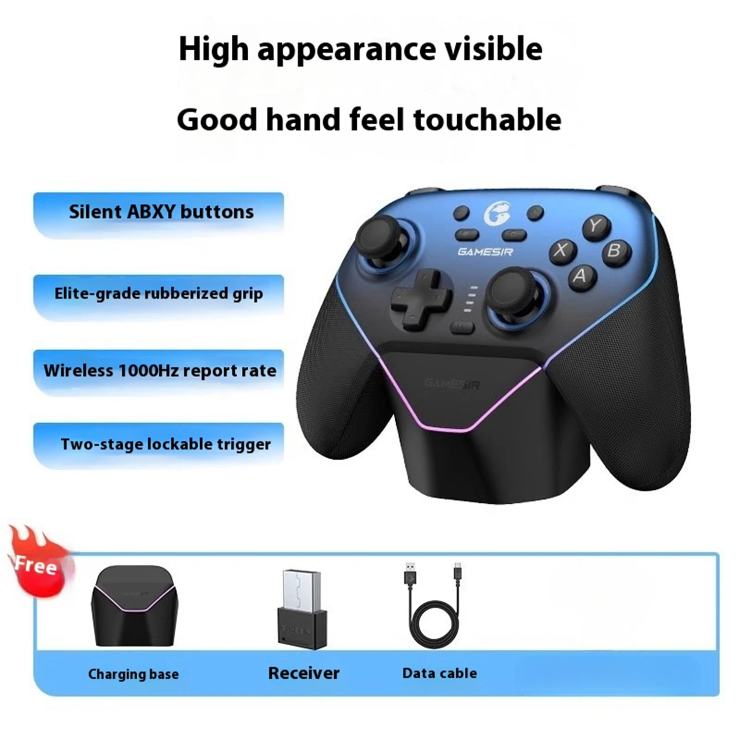 

Super Star Wireless Controller | RGB Gradient Lights | For Switch/Steam/PC | Vibrant Gaming Gear